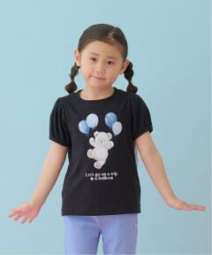 Lycee mine / リセマイン Tシャツ | 【UVカット・接触冷感】くまアソートプリントパフTシャツ