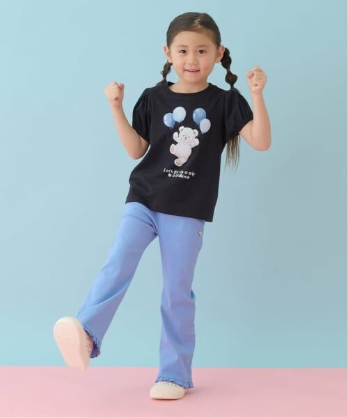 Lycee mine / リセマイン Tシャツ | 【UVカット・接触冷感】くまアソートプリントパフTシャツ | 詳細17