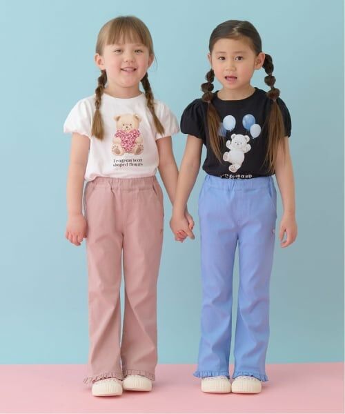 Lycee mine / リセマイン Tシャツ | 【UVカット・接触冷感】くまアソートプリントパフTシャツ | 詳細20