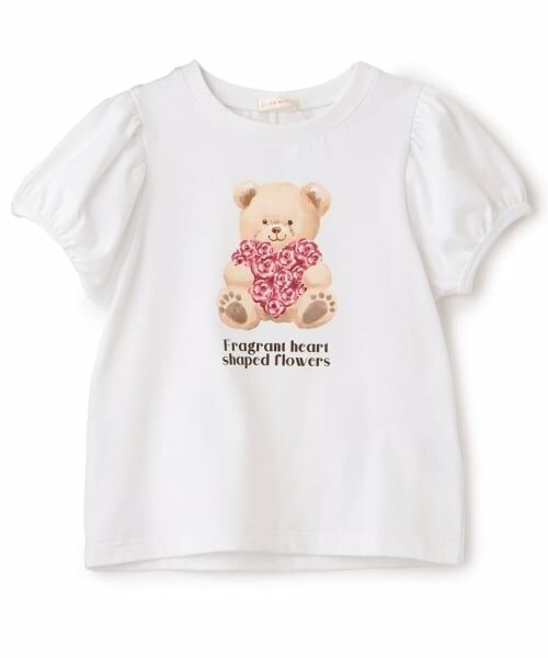 Lycee mine / リセマイン Tシャツ | 【UVカット・接触冷感】くまアソートプリントパフTシャツ | 詳細4