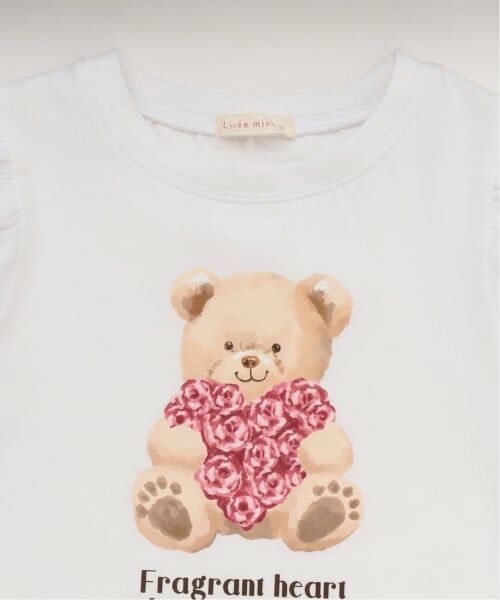 Lycee mine / リセマイン Tシャツ | 【UVカット・接触冷感】くまアソートプリントパフTシャツ | 詳細6
