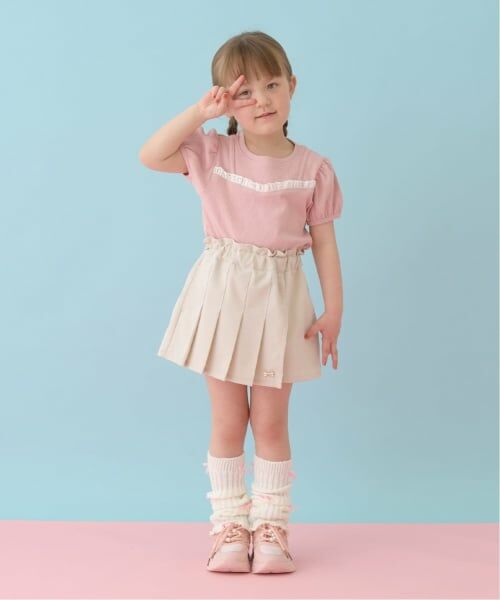 Lycee mine / リセマイン Tシャツ | キャミフェイクレイヤードTレースシャツ | 詳細12