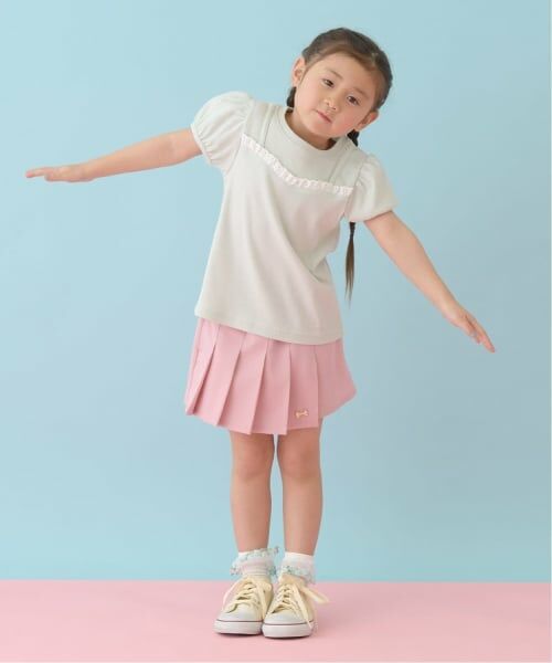 Lycee mine / リセマイン Tシャツ | キャミフェイクレイヤードTレースシャツ | 詳細17