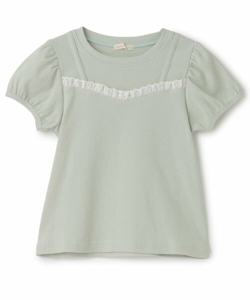 Lycee mine / リセマイン Tシャツ | キャミフェイクレイヤードTレースシャツ | 詳細2