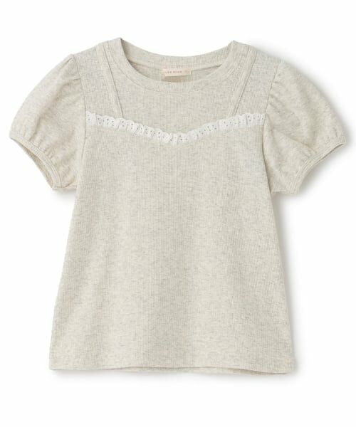 Lycee mine / リセマイン Tシャツ | キャミフェイクレイヤードTレースシャツ | 詳細3