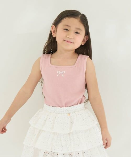 Lycee mine / リセマイン キャミソール・チューブトップ | 【どちらが前でもOK】デザインタンクトップ(ピンク)
