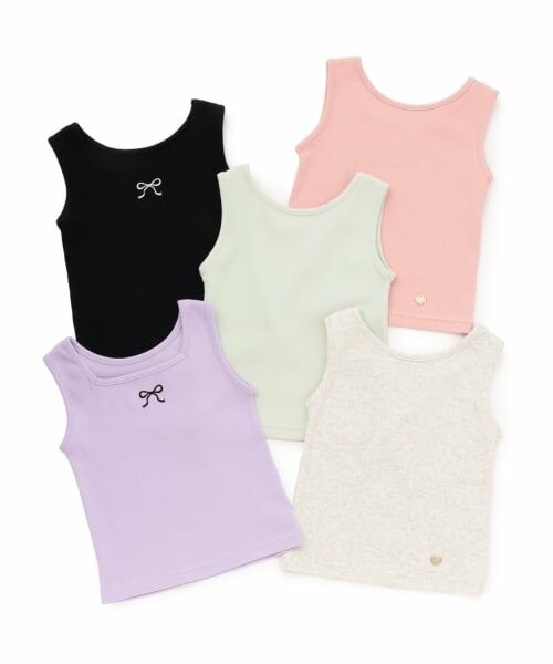 Lycee mine / リセマイン キャミソール・チューブトップ | 【どちらが前でもOK】デザインタンクトップ | 詳細14