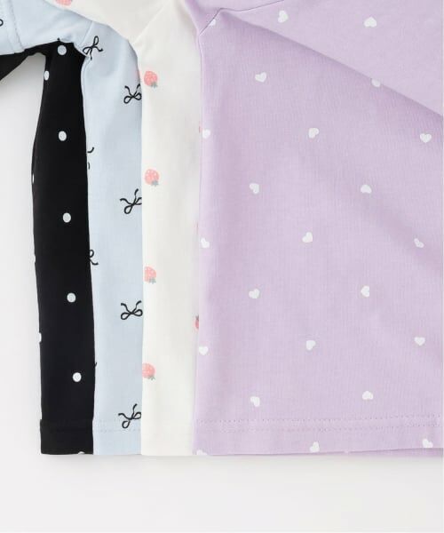 Lycee mine / リセマイン Tシャツ | 【綿100％】【ムテキＴ】【防汚・UV・接触冷感・型崩れしない】タックスリーブアソート総柄Ｔシャツ | 詳細10