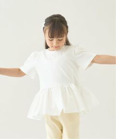 Lycee mine / リセマイン Tシャツ | 【ムテキＴ】【防汚・UV・接触冷感・型崩れしない】ペプラムＴシャツ