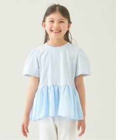Lycee mine / リセマイン Tシャツ | 【ムテキＴ】【防汚・UV・接触冷感・型崩れしない】ペプラムＴシャツ