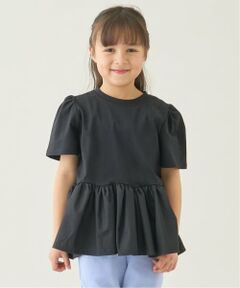 Lycee mine / リセマイン Tシャツ | 【ムテキＴ】【防汚・UV・接触冷感・型崩れしない】ペプラムＴシャツ