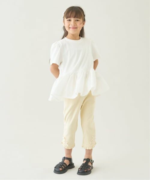 Lycee mine / リセマイン Tシャツ | 【ムテキＴ】【防汚・UV・接触冷感・型崩れしない】ペプラムＴシャツ | 詳細13