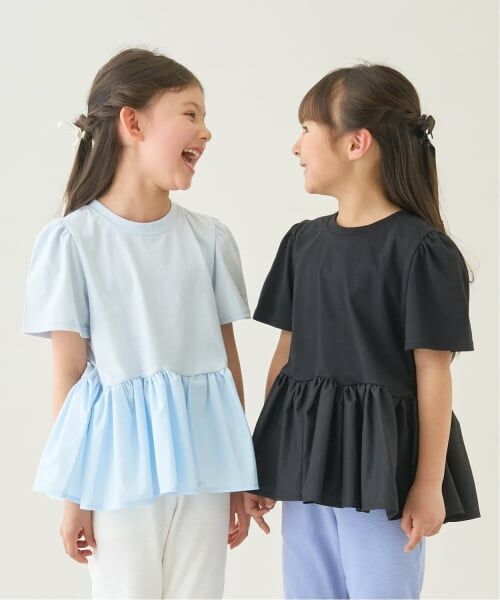 Lycee mine / リセマイン Tシャツ | 【ムテキＴ】【防汚・UV・接触冷感・型崩れしない】ペプラムＴシャツ | 詳細20