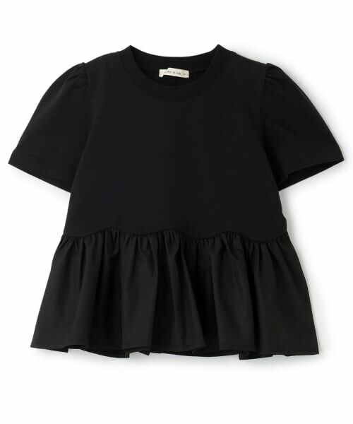 Lycee mine / リセマイン Tシャツ | 【ムテキＴ】【防汚・UV・接触冷感・型崩れしない】ペプラムＴシャツ | 詳細3