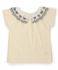 Lycee mine / リセマイン Tシャツ | 【シャーベットT】【どちらがまえでもOK】チェリーレース衿Tシャツ