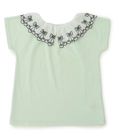 Lycee mine / リセマイン Tシャツ | 【シャーベットT】【どちらがまえでもOK】チェリーレース衿Tシャツ
