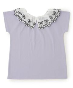 Lycee mine / リセマイン Tシャツ | 【シャーベットT】【どちらがまえでもOK】チェリーレース衿Tシャツ