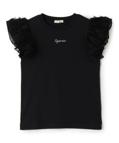 Lycee mine / リセマイン Tシャツ | 【綿100％】【ムテキT】ふわふわフリル袖Tシャツ