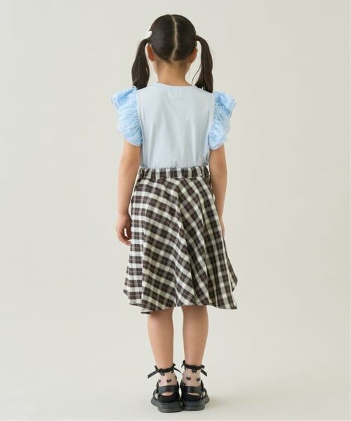 Lycee mine / リセマイン Tシャツ | 【綿100%】【ムテキT】【防汚・UV・接触冷感・型崩れしない】ふわふわフリル袖Tシャツ【子供服】【キッズ】【女の子】 | 詳細22