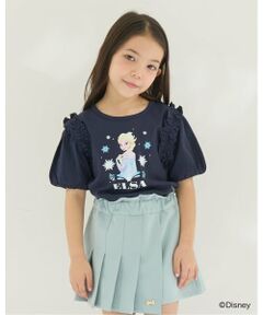 Lycee mine / リセマイン Tシャツ | 【アナと雪の女王】【綿100％】【シャーベット天竺】【UV・接触冷感・型崩れしない】パフＴシャツ