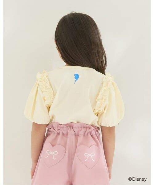 Lycee mine / リセマイン Tシャツ | 【アナと雪の女王】【綿100％】【シャーベット天竺】【UV・接触冷感・型崩れしない】パフＴシャツ | 詳細15