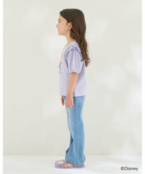 Lycee mine / リセマイン Tシャツ | 【アナと雪の女王】【綿100％】【シャーベット天竺】【UV・接触冷感・型崩れしない】パフＴシャツ | 詳細17