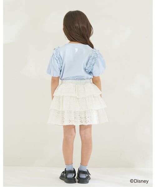 Lycee mine / リセマイン Tシャツ | 【アナと雪の女王】【綿100％】【シャーベット天竺】【UV・接触冷感・型崩れしない】パフＴシャツ | 詳細20