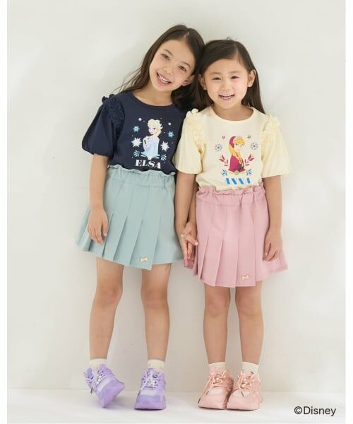 Lycee mine / リセマイン Tシャツ | 【アナと雪の女王】【綿100％】【シャーベット天竺】【UV・接触冷感・型崩れしない】パフＴシャツ | 詳細24