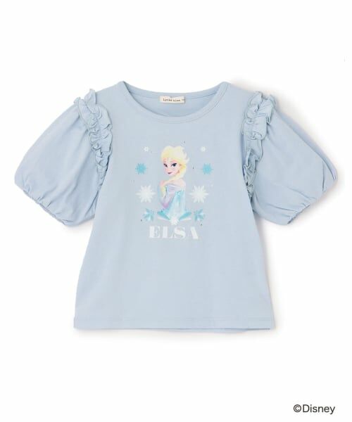 Lycee mine / リセマイン Tシャツ | 【アナと雪の女王】【綿100％】【シャーベット天竺】【UV・接触冷感・型崩れしない】パフＴシャツ | 詳細4