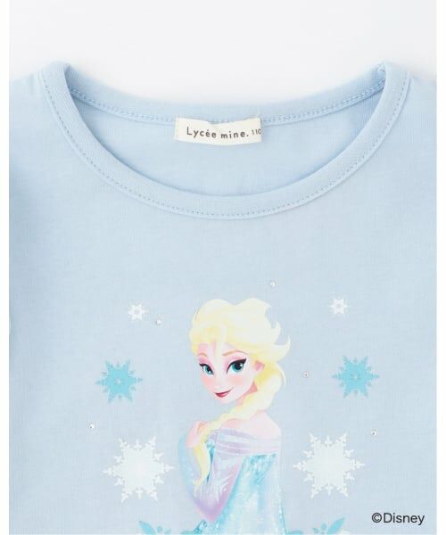 Lycee mine / リセマイン Tシャツ | 【アナと雪の女王】【綿100％】【シャーベット天竺】【UV・接触冷感・型崩れしない】パフＴシャツ | 詳細6