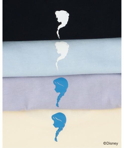 Lycee mine / リセマイン Tシャツ | 【アナと雪の女王】【綿100％】【シャーベット天竺】【UV・接触冷感・型崩れしない】パフＴシャツ | 詳細9