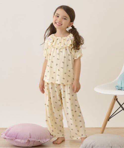 Lycee mine / リセマイン ルームウェア | 【どちらが前でもOK】【接触冷感】ひんやりとろけるパジャマ（ベージュ）