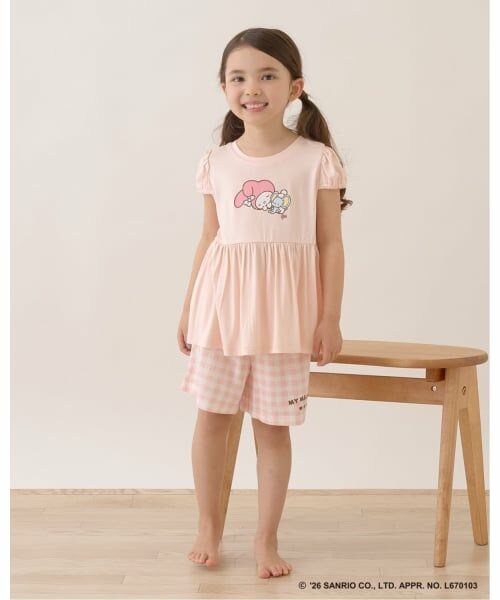 Lycee mine / リセマイン ルームウェア | 【サンリオキャラクターズ】【接触冷感】【どちらが前でもOK】ひんやりとろけるパジャマ（ライトピンク）