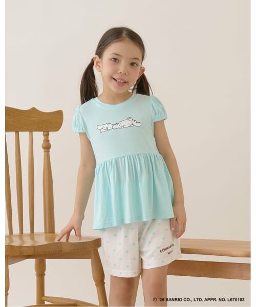 Lycee mine / リセマイン ルームウェア | 【サンリオキャラクターズ】【接触冷感】【どちらが前でもOK】ひんやりとろけるパジャマ（サックス）