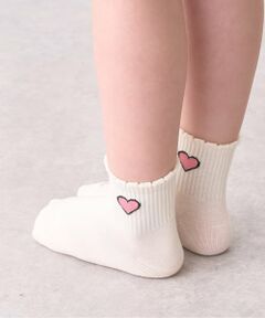 Lycee mine / リセマイン ソックス | ハートワンポイントソックス【子供服】【キッズ】【女の子】