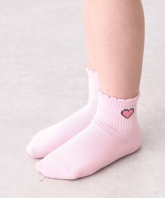 Lycee mine / リセマイン ソックス | ハートワンポイントソックス【子供服】【キッズ】【女の子】