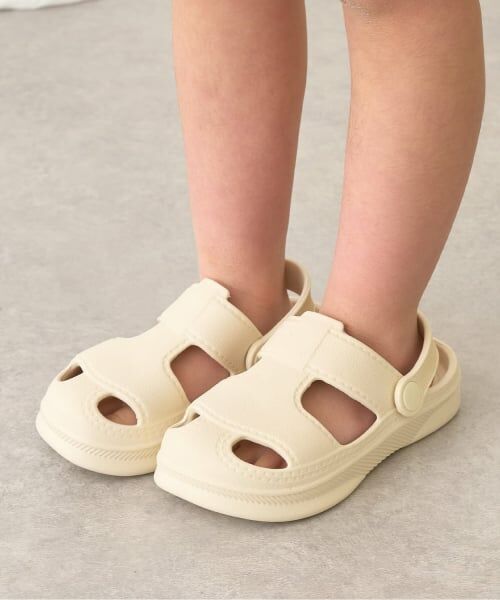 Lycee mine / リセマイン サンダル | 【フロントカバーで安心】EVAサンダル(オフホワイト)