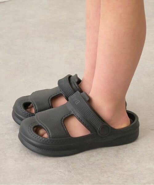 Lycee mine / リセマイン サンダル | 【フロントカバーで安心】EVAサンダル(黒)