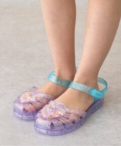 クリアラメキラキラハートサンダル