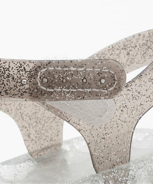 Lycee mine / リセマイン サンダル | クリアラメキラキラハートサンダル | 詳細6