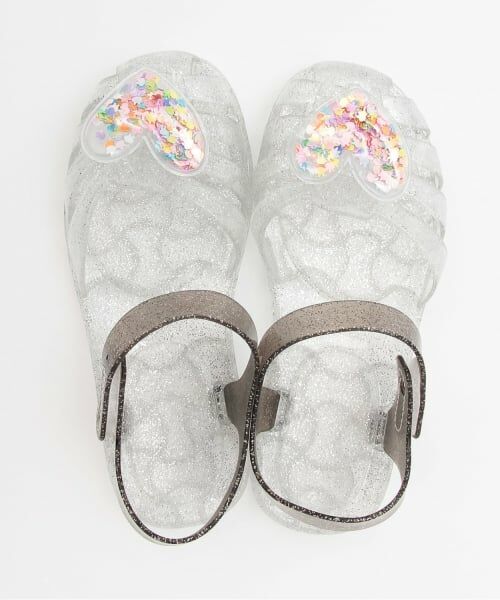 Lycee mine / リセマイン サンダル | クリアラメキラキラハートサンダル | 詳細8