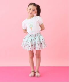 Lycee mine / リセマイン ショート・ハーフ・半端丈パンツ | 【サーティワン アイスクリーム】【接触冷感】総柄ティアードスカート(インパン付)