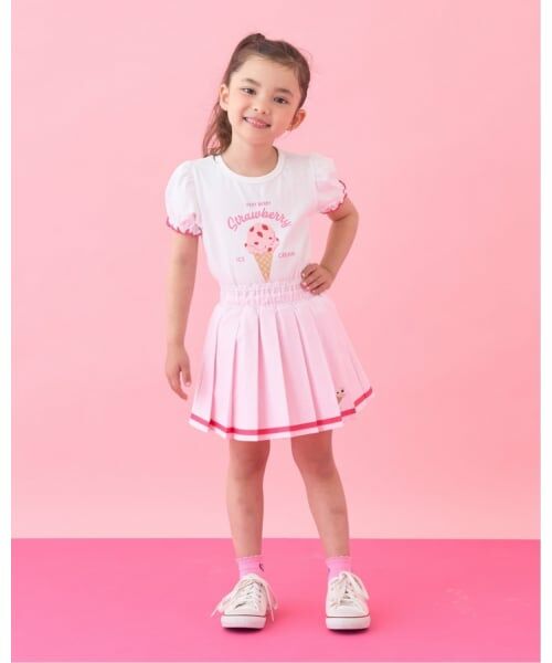 Lycee mine / リセマイン Tシャツ | 【サーティワン アイスクリーム】【UV・接触冷感・型崩れしない】【シャーベットT】アソートプリントパフTシャツ | 詳細12