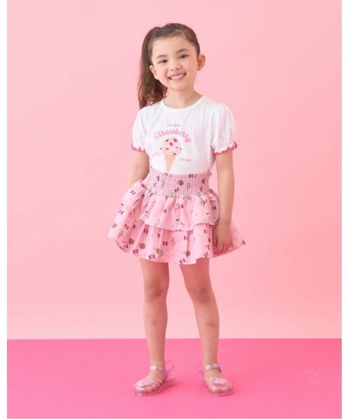 Lycee mine / リセマイン Tシャツ | 【サーティワン アイスクリーム】【UV・接触冷感・型崩れしない】【シャーベットT】アソートプリントパフTシャツ | 詳細13