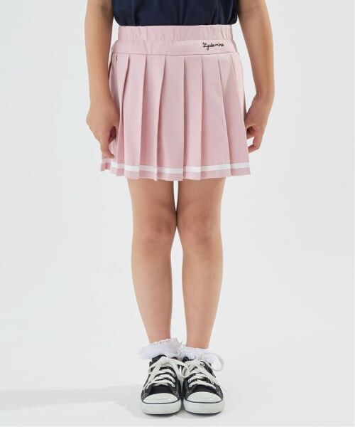 Lycee mine / リセマイン ショート・ハーフ・半端丈パンツ | 【安心/インパン付き】【熱をブロック】プリーツスカート(ピンク)