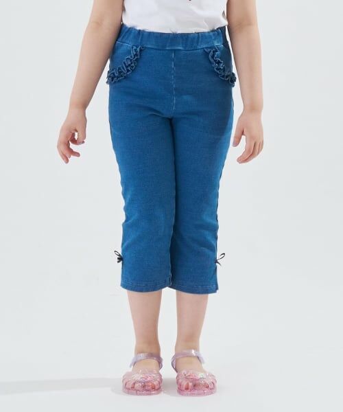 Lycee mine / リセマイン その他パンツ | 【予約/6月中旬~下旬入荷予定】クロップド丈カットパンツ(ブルー)