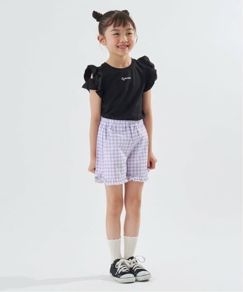 Lycee mine / リセマイン Tシャツ | 【熱をブロック】デザインスリーブTシャツ(黒)