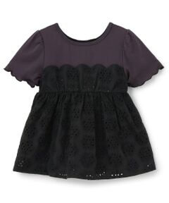 Lycee mine / リセマイン Tシャツ | 【綿100%】【前後どちらが前でもOK】【シャーベットT】ドッキングトップス
