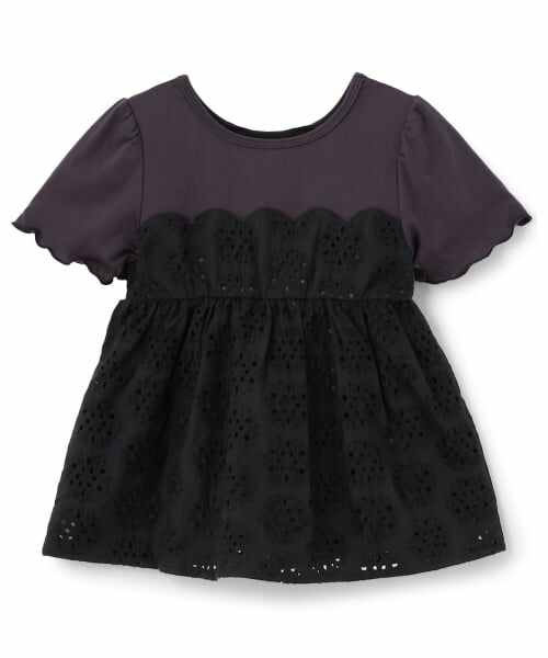 Lycee mine / リセマイン Tシャツ | 【綿100%】【どちらが前でもOK】ドッキングトップス【子供服】【キッズ】【女の子】 | 詳細14