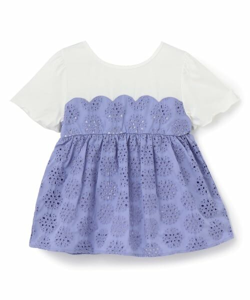 Lycee mine / リセマイン Tシャツ | 【綿100%】【どちらが前でもOK】ドッキングトップス【子供服】【キッズ】【女の子】 | 詳細15